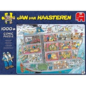 Jumbo (20021) - Jan van Haasteren: "Cruise Ship" - 1000 pieces puzzle