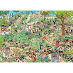 Jumbo (19174) - Jan van Haasteren: "World Championships Cyclocross" - 1000 pieces puzzle