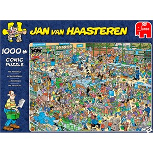 Jumbo (19199) - Jan van Haasteren: "The Pharmacy" - 1000 pieces puzzle