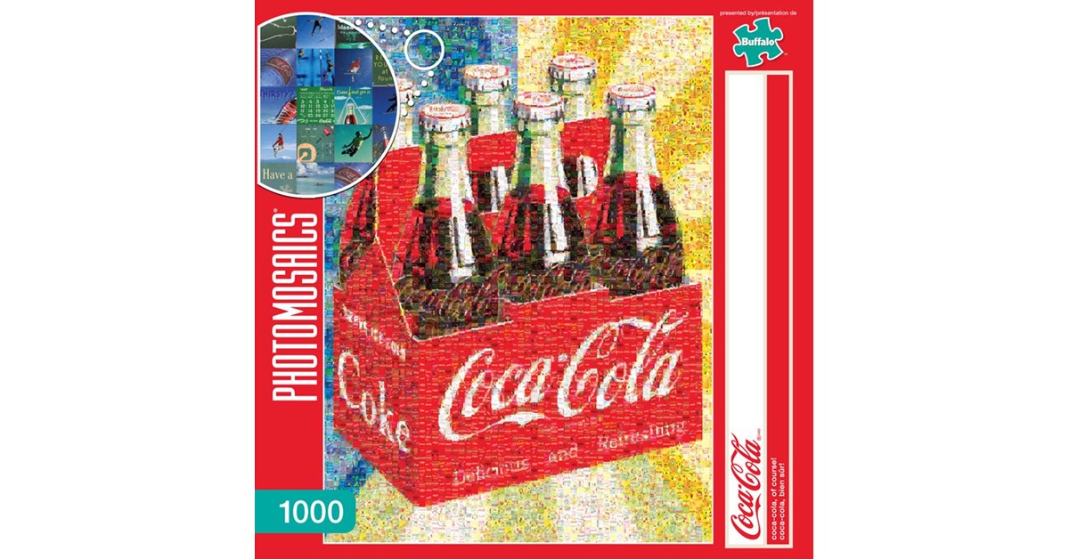 Buffalo Games (11273) - Robert Silvers: Coca-Cola, of Course! - 1000  pieces puzzle