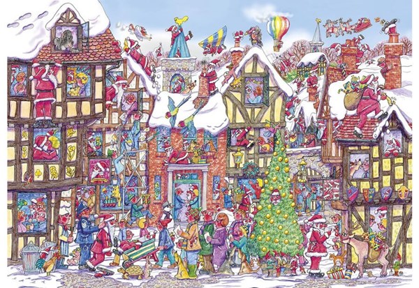 Gibsons (G6251) - Armand Foster: "Seventy-Six Santas" - 1000 pieces puzzle