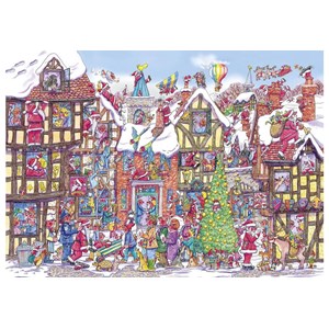 Gibsons (G6251) - Armand Foster: "Seventy-Six Santas" - 1000 pieces puzzle