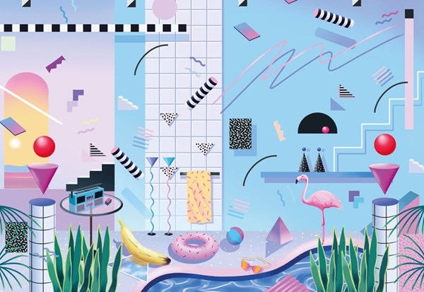 Cloudberries (33010) - "Poolside" - 1000 pieces puzzle