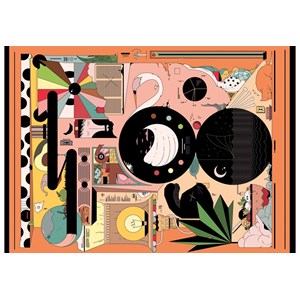 Cloudberries (33000) - Ori Toor: "Doodle" - 1000 pieces puzzle