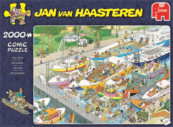 Jumbo (19068) - Jan van Haasteren: "The Locks" - 2000 pieces puzzle