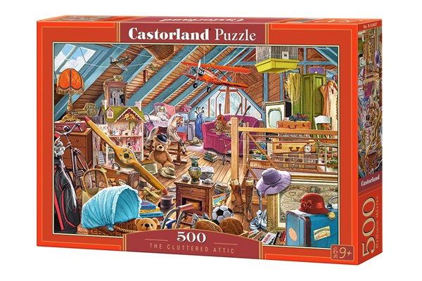 Castorland (B-53407) - "The Cluttered Attic" - 500 pieces puzzle