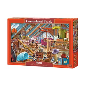 Castorland (B-53407) - "The Cluttered Attic" - 500 pieces puzzle