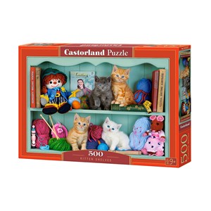 Castorland (B-53377) - "Kitten Shelves" - 500 pieces puzzle