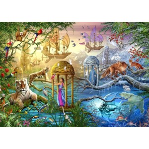 Bluebird Puzzle (70128) - Ciro Marchetti: "Shangri La" - 1000 pieces puzzle
