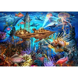 Bluebird Puzzle (70121) - "Aqua City" - 1000 pieces puzzle