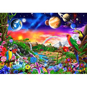 Bluebird Puzzle (70151) - "Cosmic Paradise" - 1000 pieces puzzle