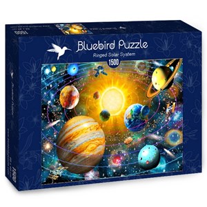 Bluebird Puzzle (70188) - Adrian Chesterman: "Ringed Solar System" - 1500 pieces puzzle