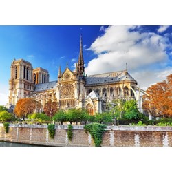Bluebird Puzzle (70224) - "Cathédrale Notre-Dame de Paris" - 1000 pieces puzzle