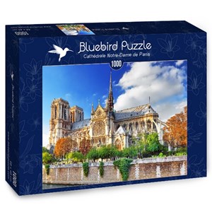 Bluebird Puzzle (70224) - "Cathédrale Notre-Dame de Paris" - 1000 pieces puzzle