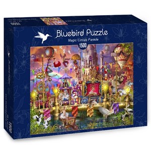 Bluebird Puzzle (70117) - Ciro Marchetti: "Magic Circus Parade" - 1500 pieces puzzle