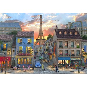 Bluebird Puzzle (70111) - Dominic Davison: "Streets of Paris" - 1000 pieces puzzle