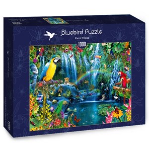 Bluebird Puzzle (70298) - "Parrot Tropics" - 1000 pieces puzzle