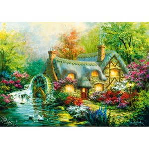 Bluebird Puzzle (70303) - "Country Retreat" - 1000 pieces puzzle
