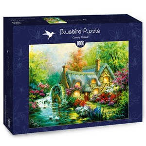 Bluebird Puzzle (70303) - "Country Retreat" - 1000 pieces puzzle