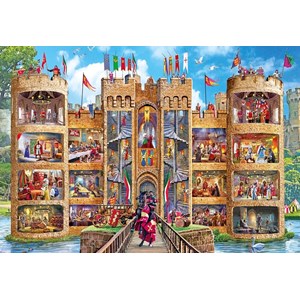 Gibsons (G6289) - Steve Crisp: "Castle Cutaway" - 1000 pieces puzzle
