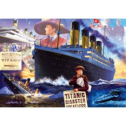 Bluebird Puzzle (70231) - Steve Crisp: "Titanic" - 1000 pieces puzzle