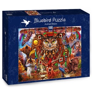 Bluebird Puzzle (70247) - Ciro Marchetti: "Animal Totem" - 1000 pieces puzzle