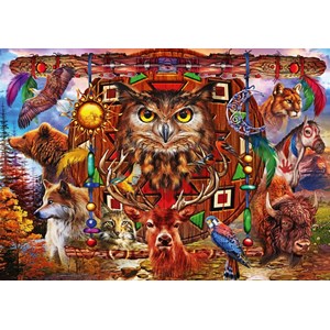Bluebird Puzzle (70247) - Ciro Marchetti: "Animal Totem" - 1000 pieces puzzle