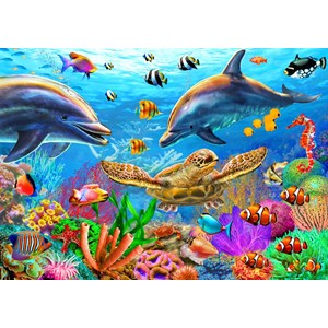 Bluebird Puzzle (70189) - Adrian Chesterman: "Sealife" - 500 pieces puzzle
