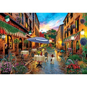 Art Puzzle (5475) - "Biking Through Italy" - 2000 pieces puzzle