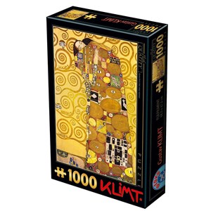 D-Toys (74560) - Gustav Klimt: "The Hug" - 1000 pieces puzzle