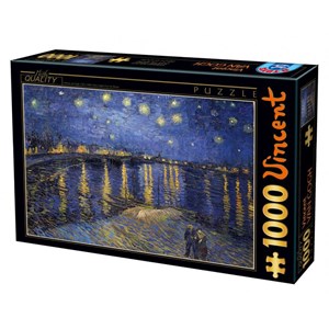 D-Toys (66916) - Vincent van Gogh: "Vincent van Gogh, 1889" - 1000 pieces puzzle