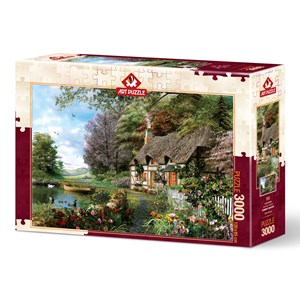 Art Puzzle (5522) - "Away From The City" - 3000 pieces puzzle