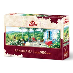 Art Puzzle (5349) - "Guest On The Patio" - 1000 pieces puzzle