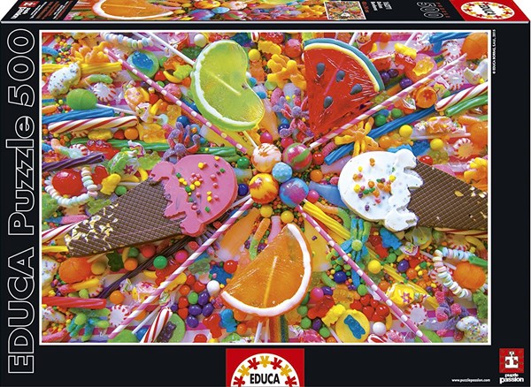 Educa (16271) - Aimee Stewart: "Sweets" - 500 pieces puzzle