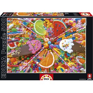 Educa (16271) - Aimee Stewart: "Sweets" - 500 pieces puzzle