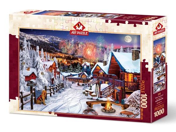 Art Puzzle (5183) - "Winter Fun" - 1000 pieces puzzle