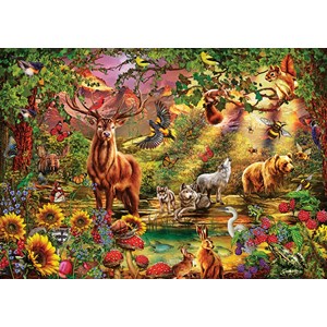Art Puzzle (5176) - "Enchanted Forest" - 1000 pieces puzzle