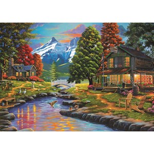 Art Puzzle (4575) - "Two Shores A Forest" - 2000 pieces puzzle