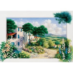 Art Puzzle (5180) - "At Summerhouse" - 1000 pieces puzzle