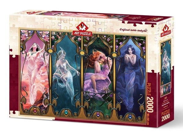 Art Puzzle (4573) - "The Four Jewels" - 2000 pieces puzzle