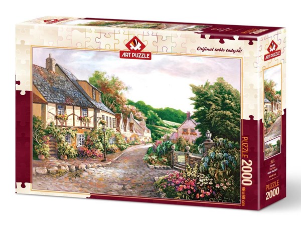 Art Puzzle (4571) - "The Town" - 2000 pieces puzzle
