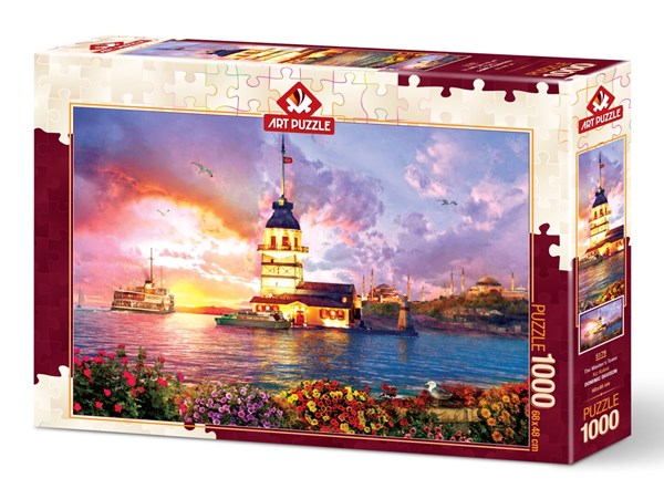 Art Puzzle (5179) - "The Maiden's Tower" - 1000 pieces puzzle