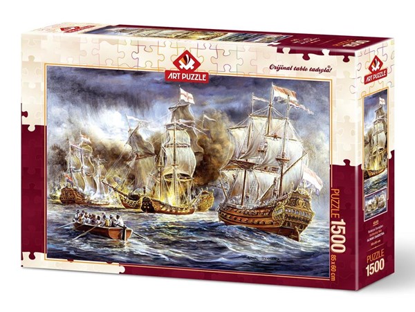 Art Puzzle (4549) - "Battleship War" - 1500 pieces puzzle