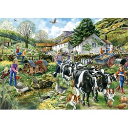 Falcon (11283) - "Another Day on the Farm" - 1000 pieces puzzle