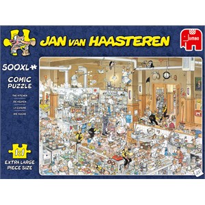 Jumbo (19085) - Jan van Haasteren: "The Kitchen" - 500 pieces puzzle