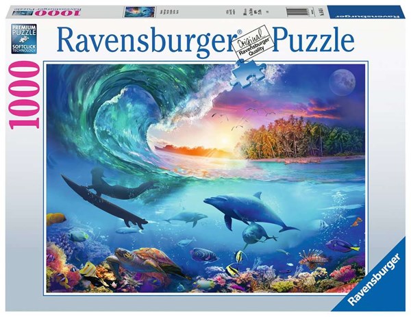 Ravensburger (16451) - "Catch a Wave" - 1000 pieces puzzle