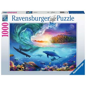 Ravensburger (16451) - "Catch a Wave" - 1000 pieces puzzle