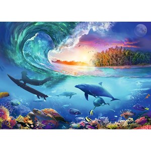 Ravensburger (16451) - "Catch a Wave" - 1000 pieces puzzle