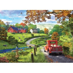 Eurographics (6000-0968) - Dominic Davison: "The Country Drive" - 1000 pieces puzzle
