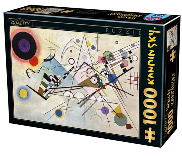 D-Toys (75918) - Vassily Kandinsky: "Composition 8" - 1000 pieces puzzle